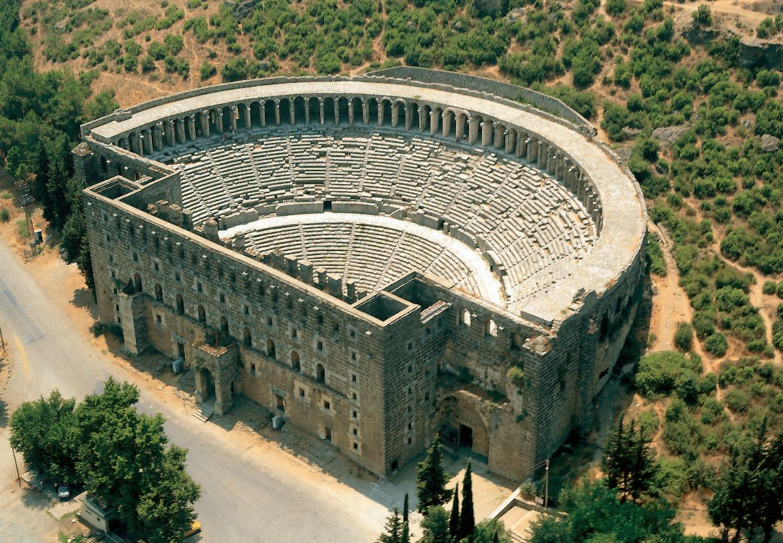 Nhà hát cổ, nơi giải trí thời xưa của người Thổ Nhĩ Kỳ